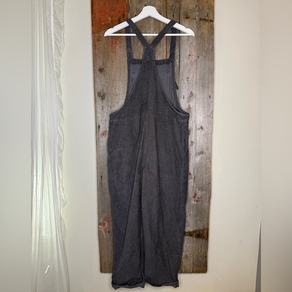 AERIE Werk & Play Gray Corduroy Overalls Size S - Picture 7 of 12